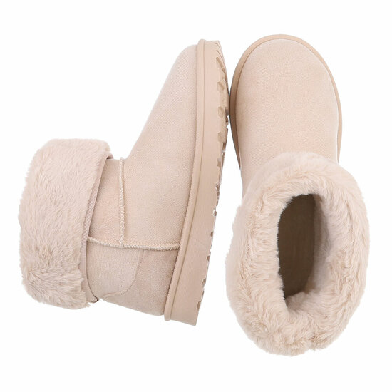 Beige daimen winterboot Ayala