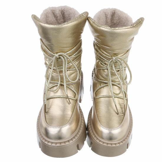 Gouden winter-snowboot Asilay