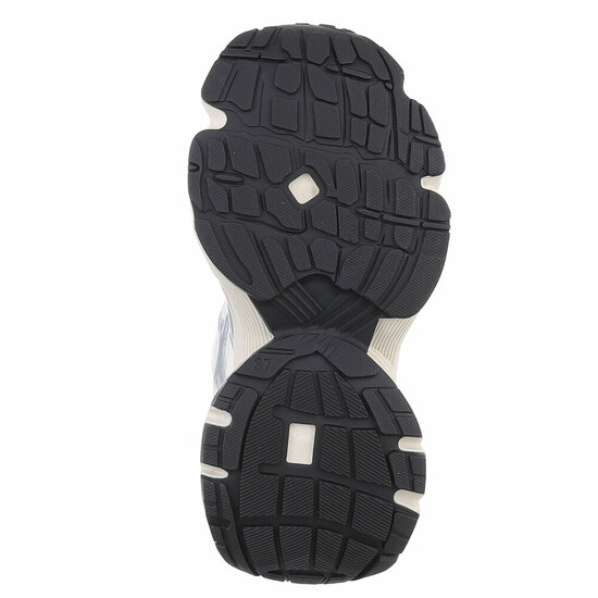 Beige lage sportieve sneaker Corola
