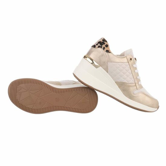 Beige hoge sneaker Ariesta