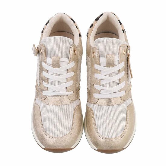 Beige hoge sneaker Ariesta