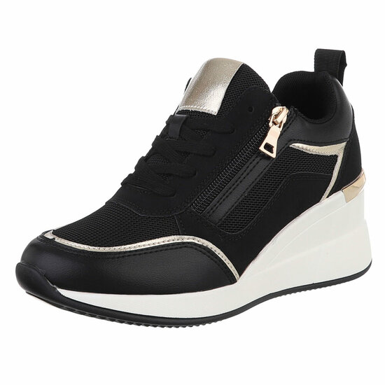 Zwarte hoge sneaker Benita