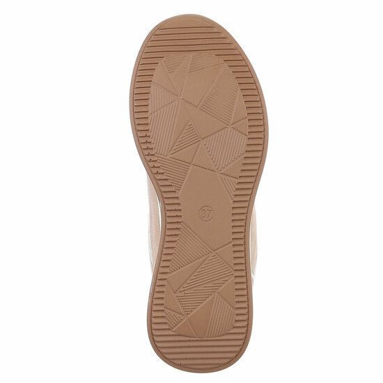 Camel hoge sneaker Benita