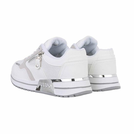 Witte lage sneaker Coba