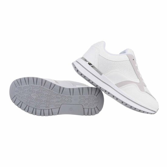 Witte lage sneaker Coba