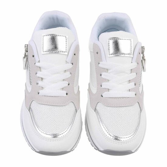 Witte lage sneaker Coba