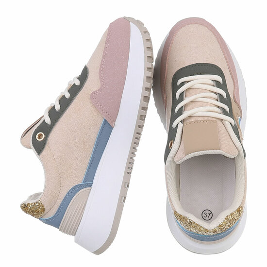 Rose mix lage sneaker Jannelie