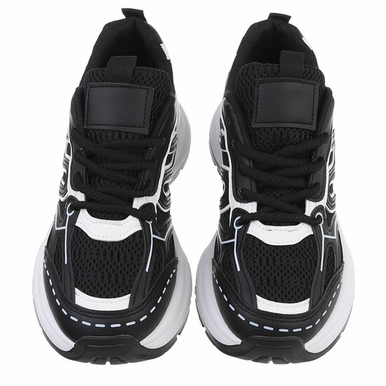 Zwarte lage sneaker Saakie