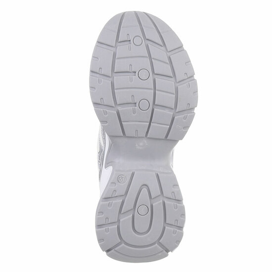 Zilveren lage sneaker Saakie