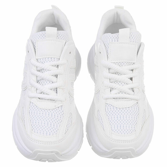 Witte lage sneaker Saakie