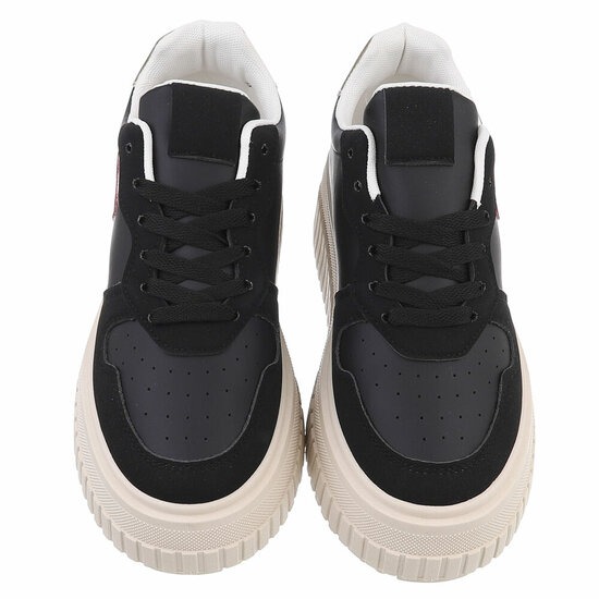 Zwarte lage sneaker Beata