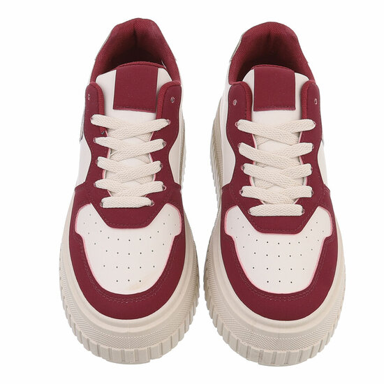 Bordeaux lage sneaker Beata