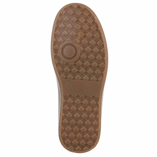 Zwart-gouden lage sneaker Christine