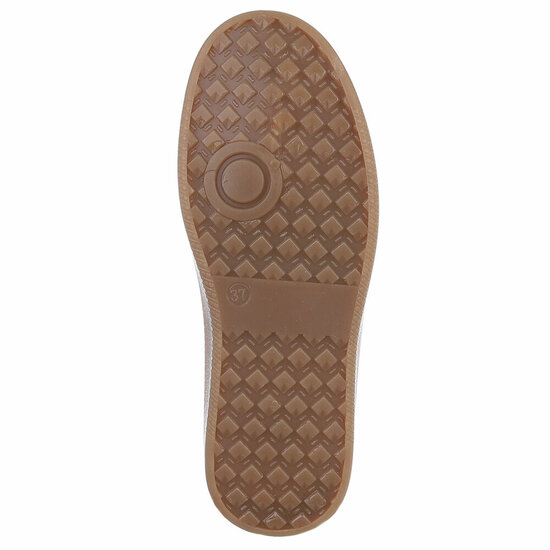 Donker blauwe-zilveren lage sneaker Christine