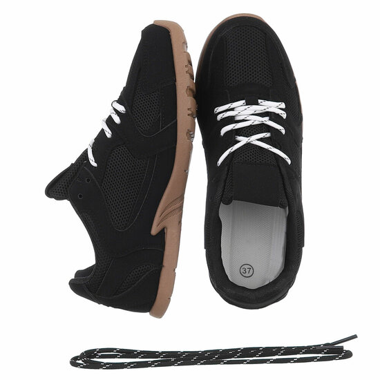 Zwarte lage sneaker Joelle