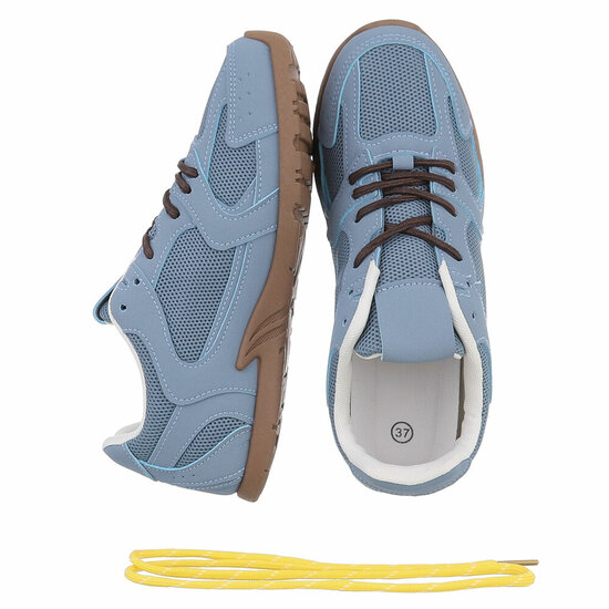 Blauwe lage sneaker Joelle