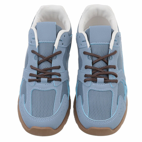Blauwe lage sneaker Joelle
