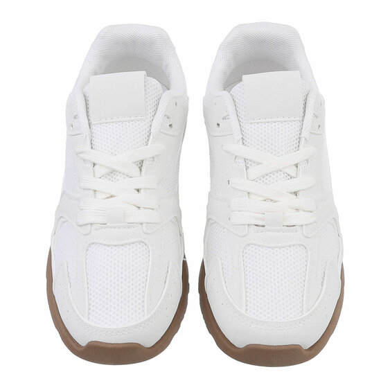 Witte lage sneaker Joelle