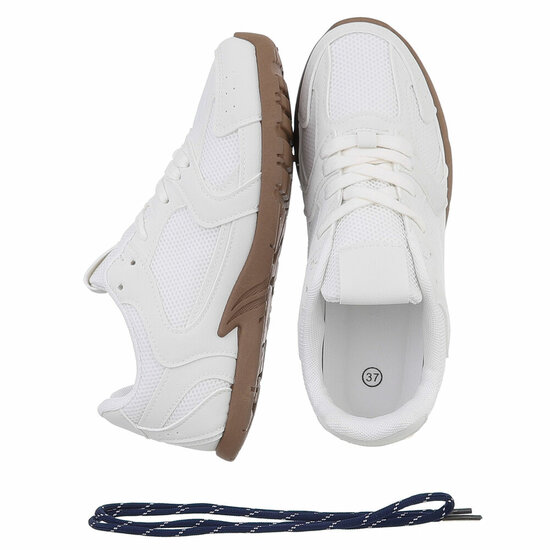 Witte lage sneaker Joelle