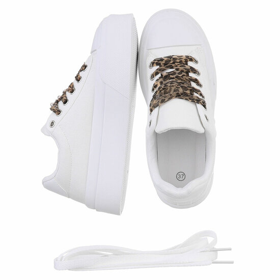 Witte lage sneaker Joyce