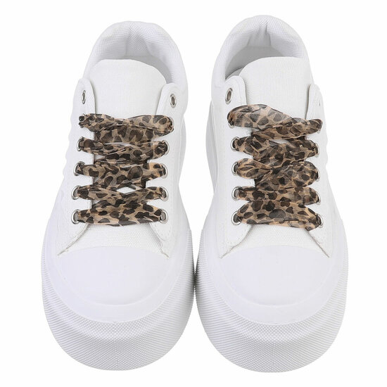 Witte lage sneaker Joyce