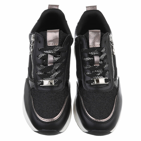 Zwarte lage sneaker Safia