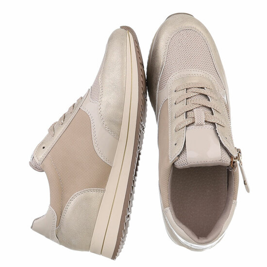 Gouden lage sneaker Nuala