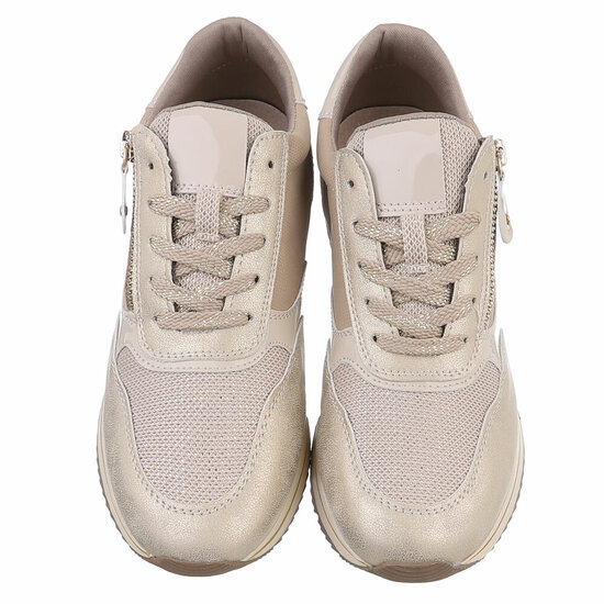 Gouden lage sneaker Nuala