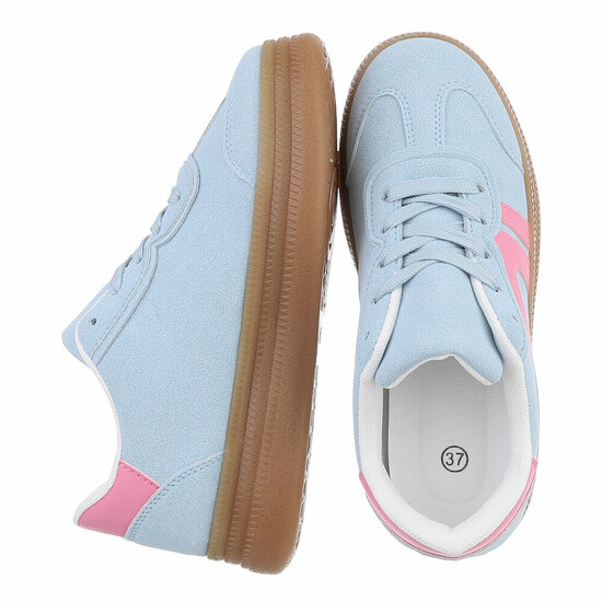 Blauwe lage sneaker Jorina   SOLD OUT