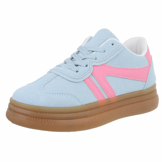 Blauwe lage sneaker Jorina   SOLD OUT