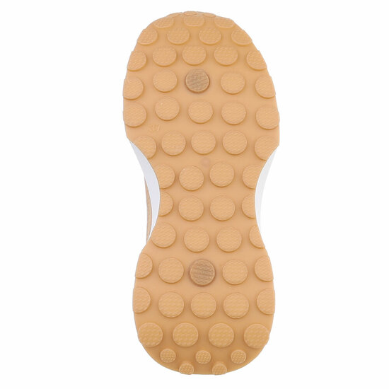 Beige lage sneaker Jessica
