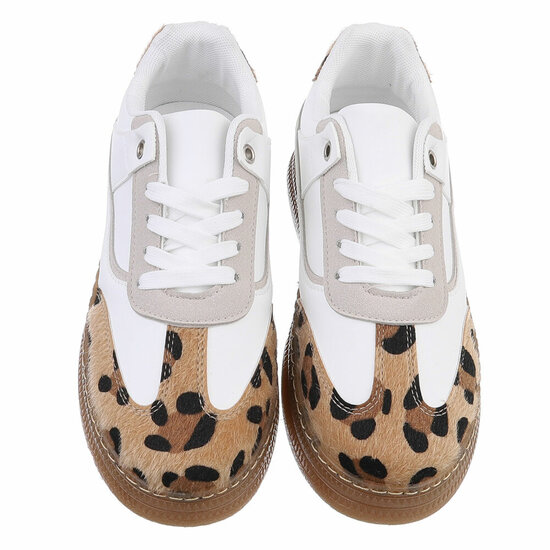 Witte lage sneaker Ivana