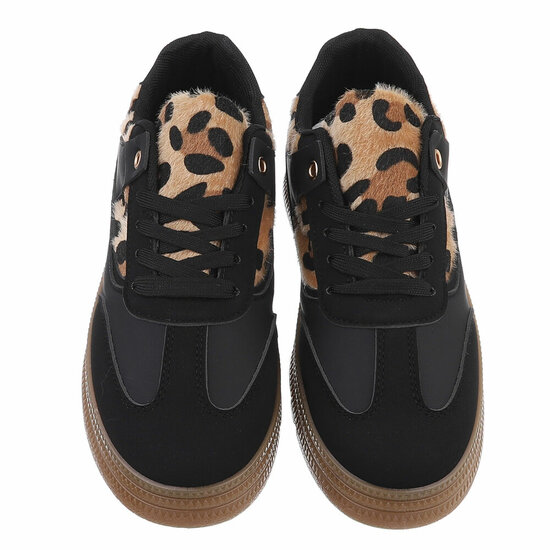 Zwarte lage sneaker Ivana