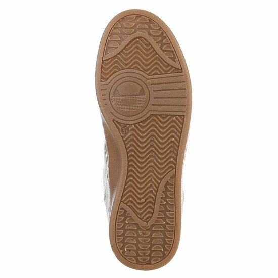 Beige lage sneaker Berla
