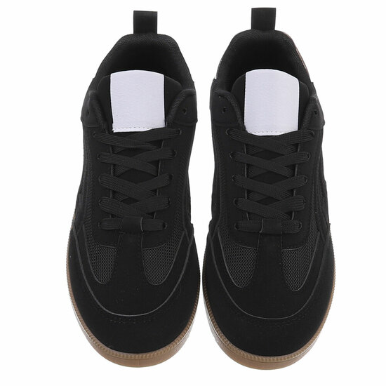 Zwarte lage sneaker Berla