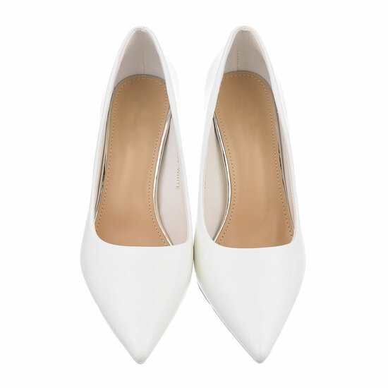 Witte pump Jolie