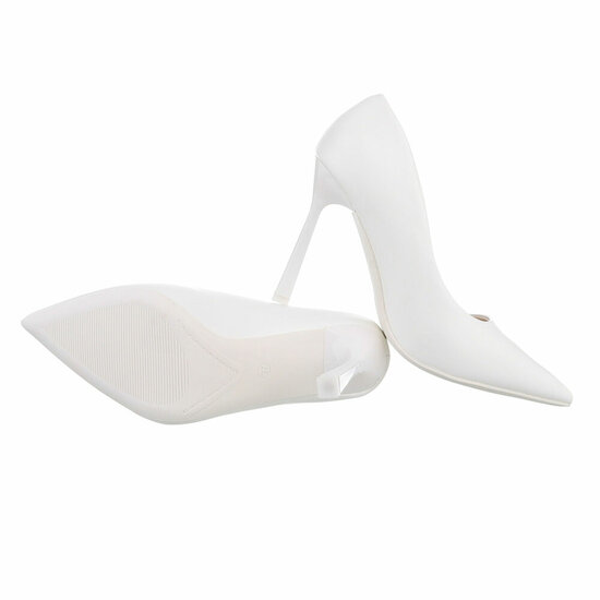 Witte pump Jolie