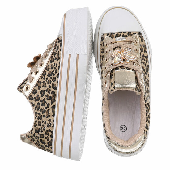 Leopard printed lage  sneaker Jacobine