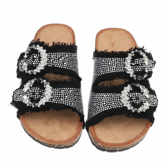 Zwarte mule Maryse