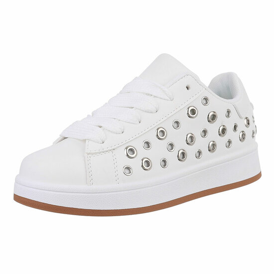  Lage witte sneaker Annemijn