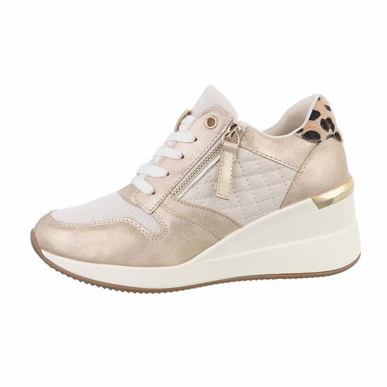 Baskets beiges montantes Ariesta 