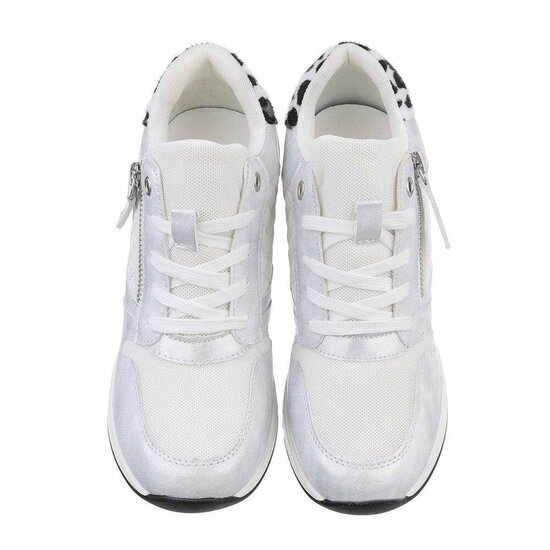 Baskets argent montantes Ariesta