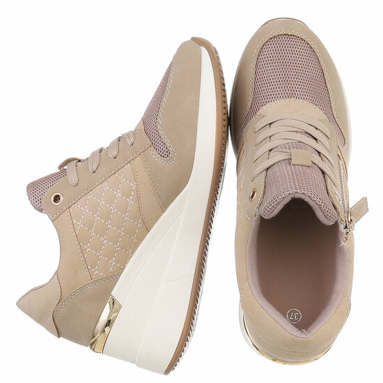 Baskets brunes kaki montantes Ariesta