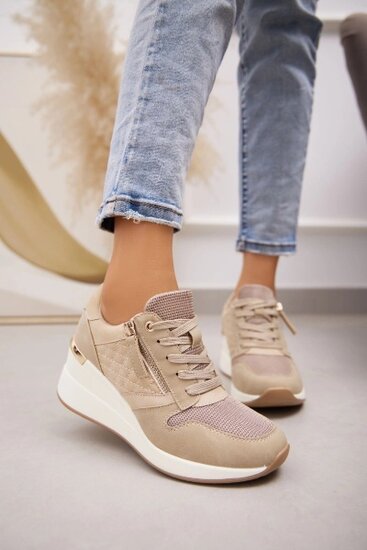 Baskets brunes kaki montantes Ariesta
