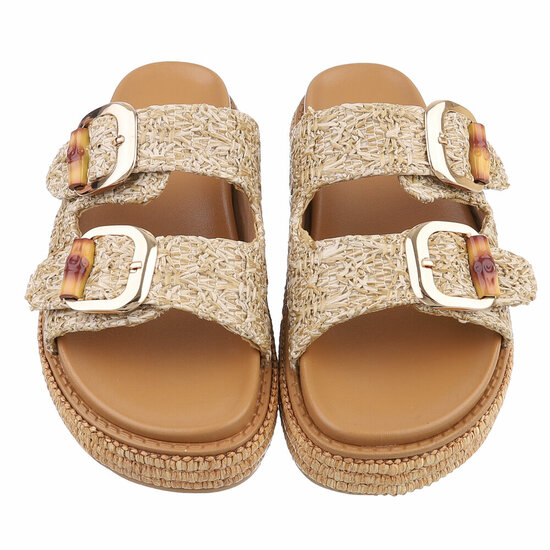 Beige mule Bobine