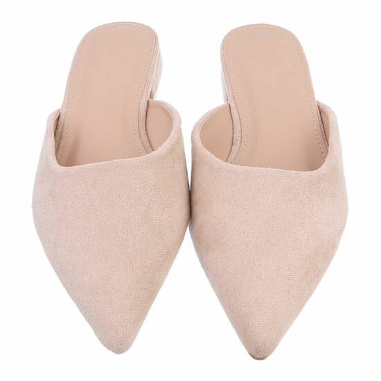 Beige mule Bregita