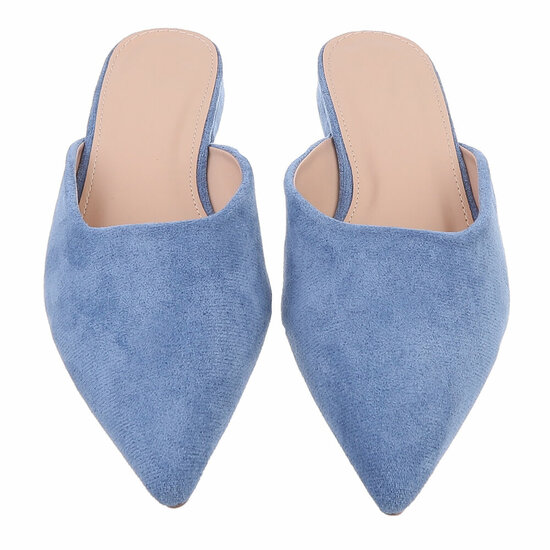Blauwe mule Bregita