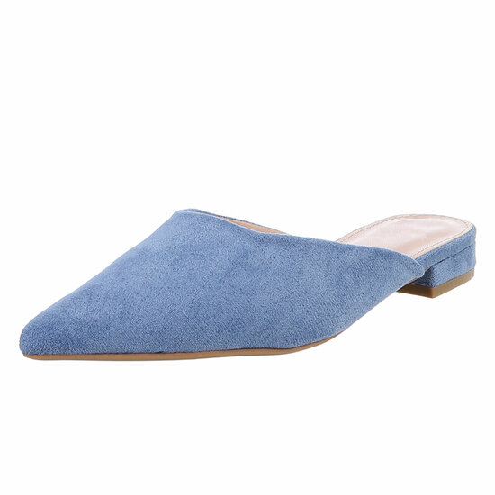 Blauwe mule Bregita