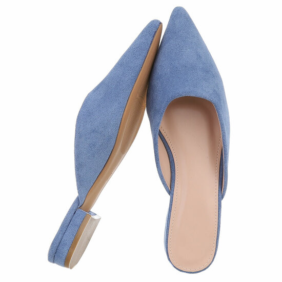 Blauwe mule Bregita