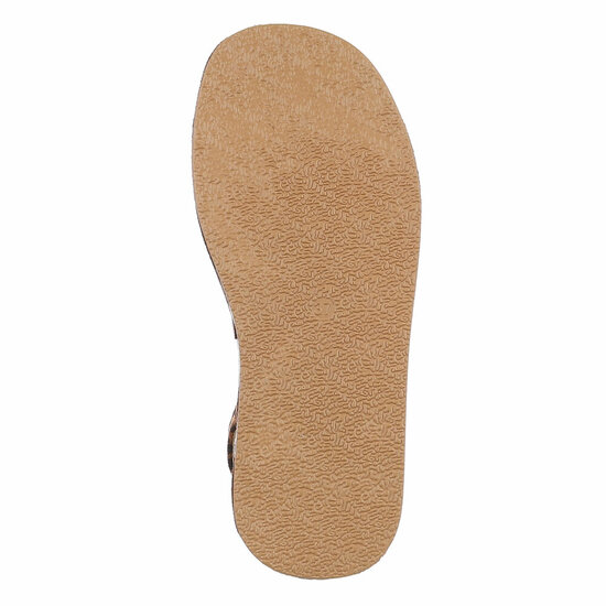 Beige sandaal met platform zool Brianda